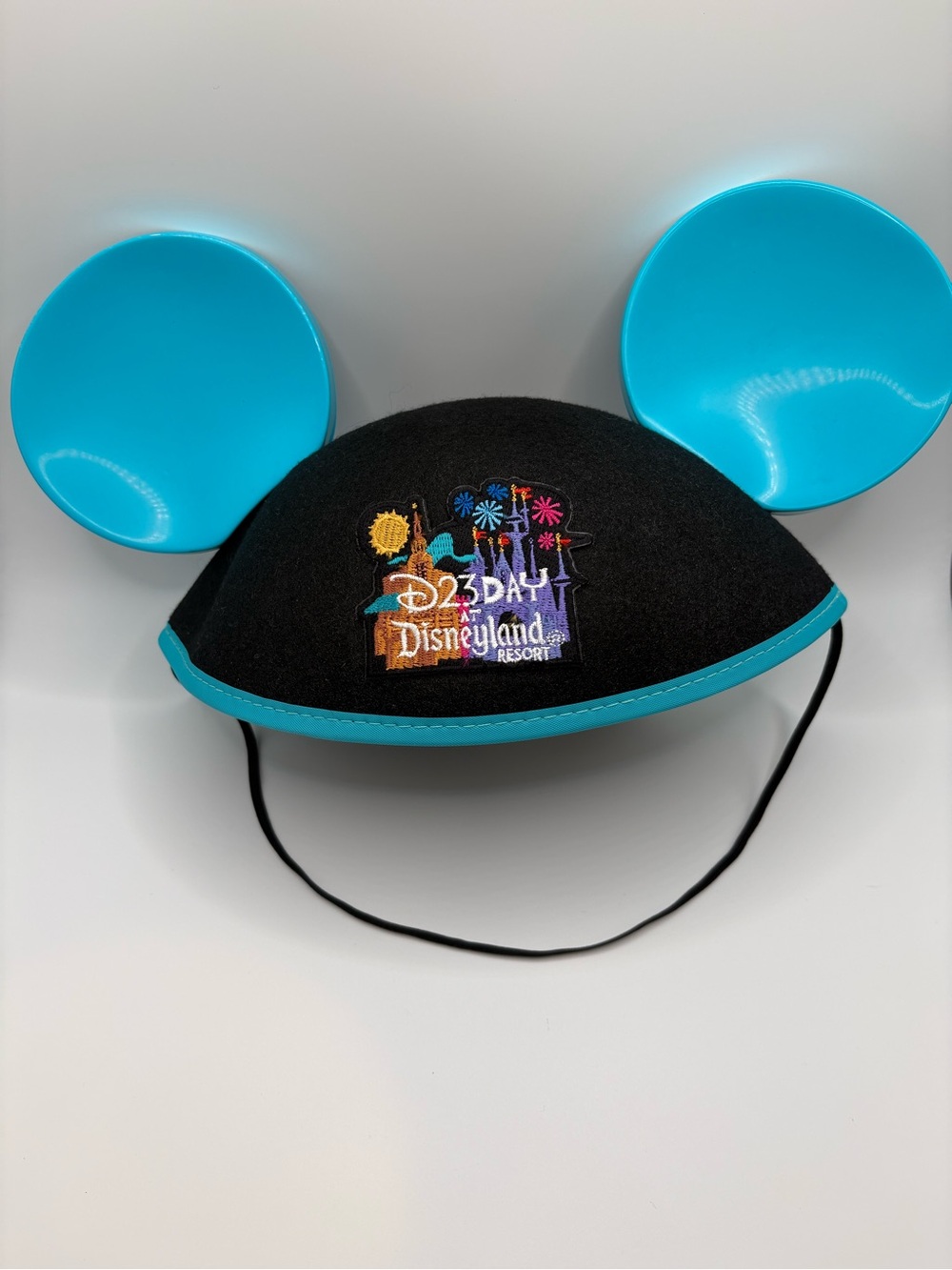 Disney D23 Disneyland Resort day 2026. Mickey Ear Hat Cap Black/Blue Adult OS - Picture 9 of 9